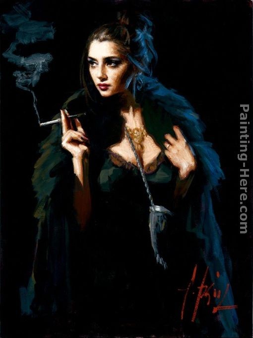 Fabian Perez Blue Rabbit Lucy